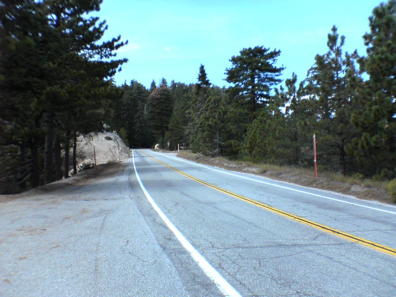 Angeles Crest Highway through the San Gabriels