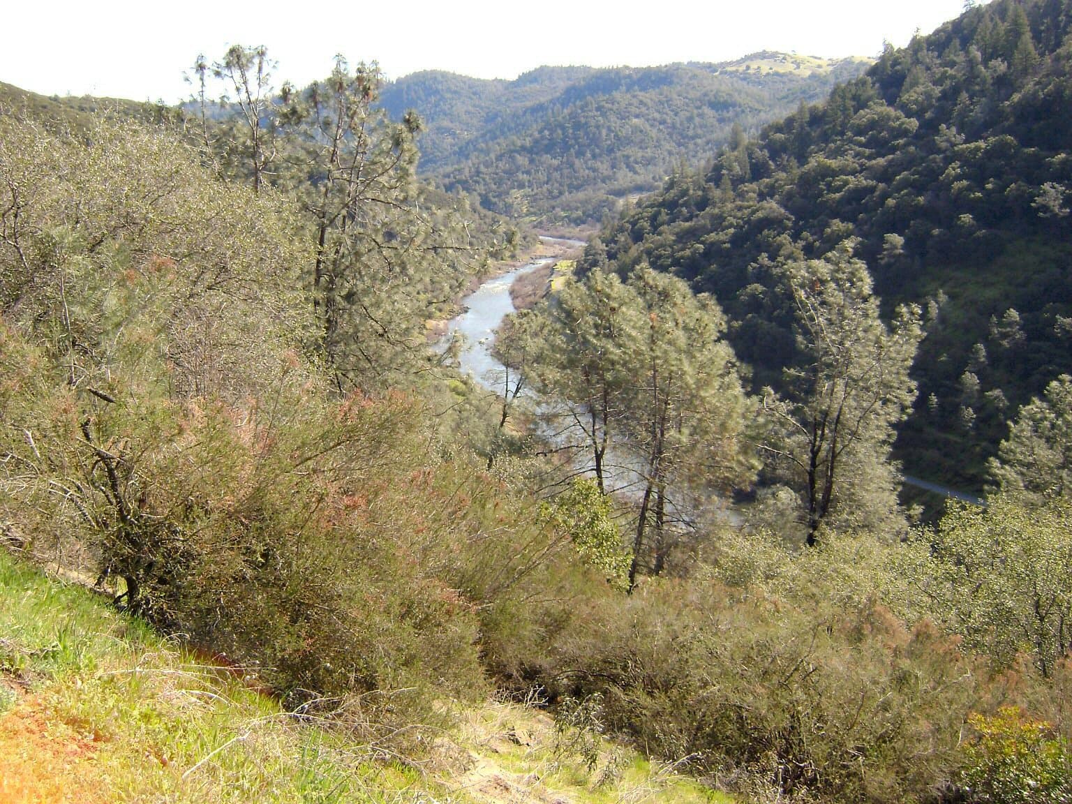 American River canyon at Auburn, California