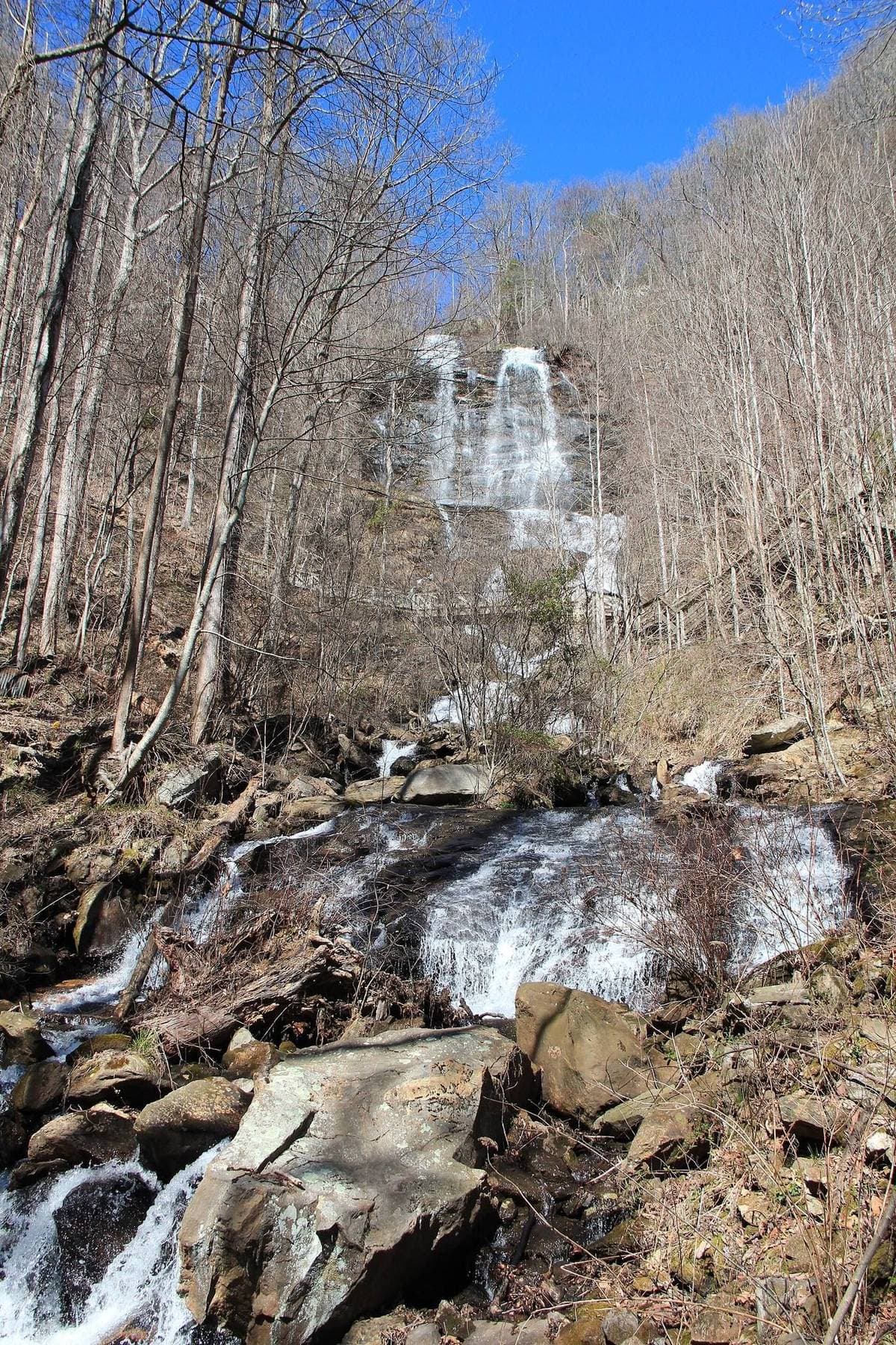 Amicalola Falls from the base, North Georgia