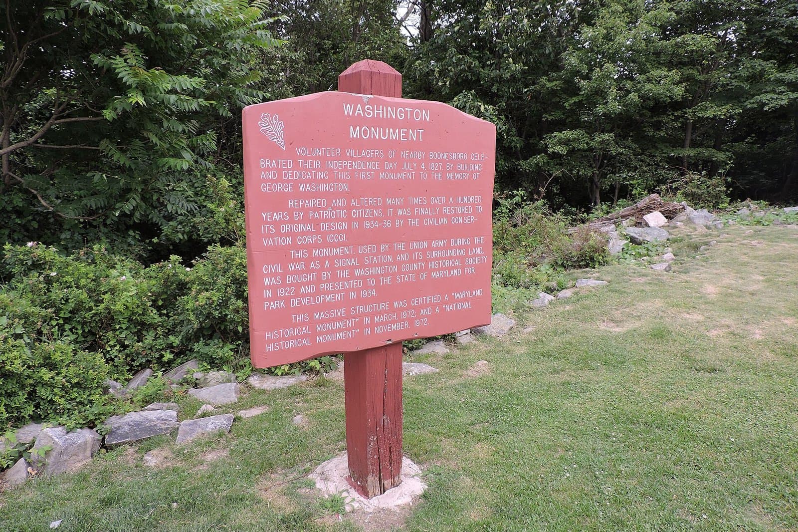 Washington Monument State Park on South Mountain, Maryland