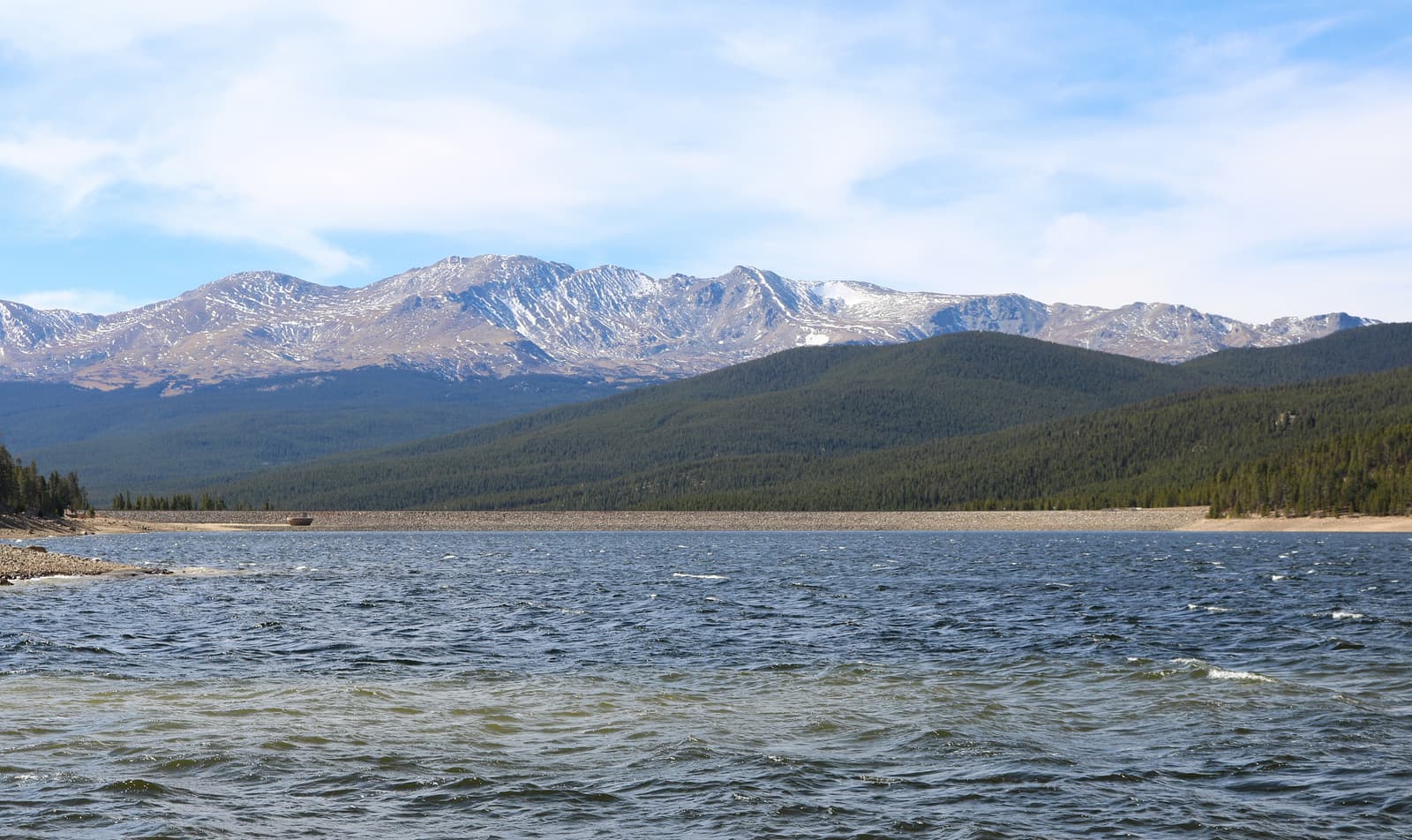 Turquoise Lake and Mount Massive. Course-adjacent, not a Life Time still.
