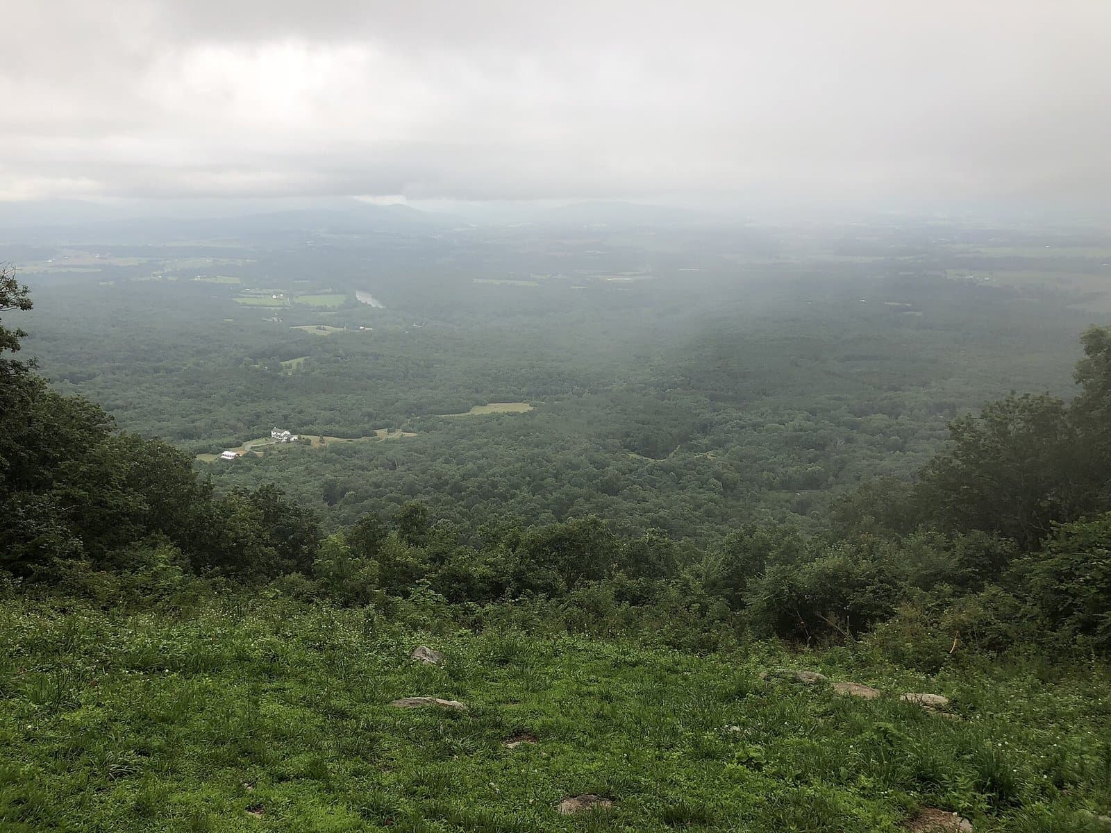 Massanutten ridgetop from Fort Valley Road near Luray