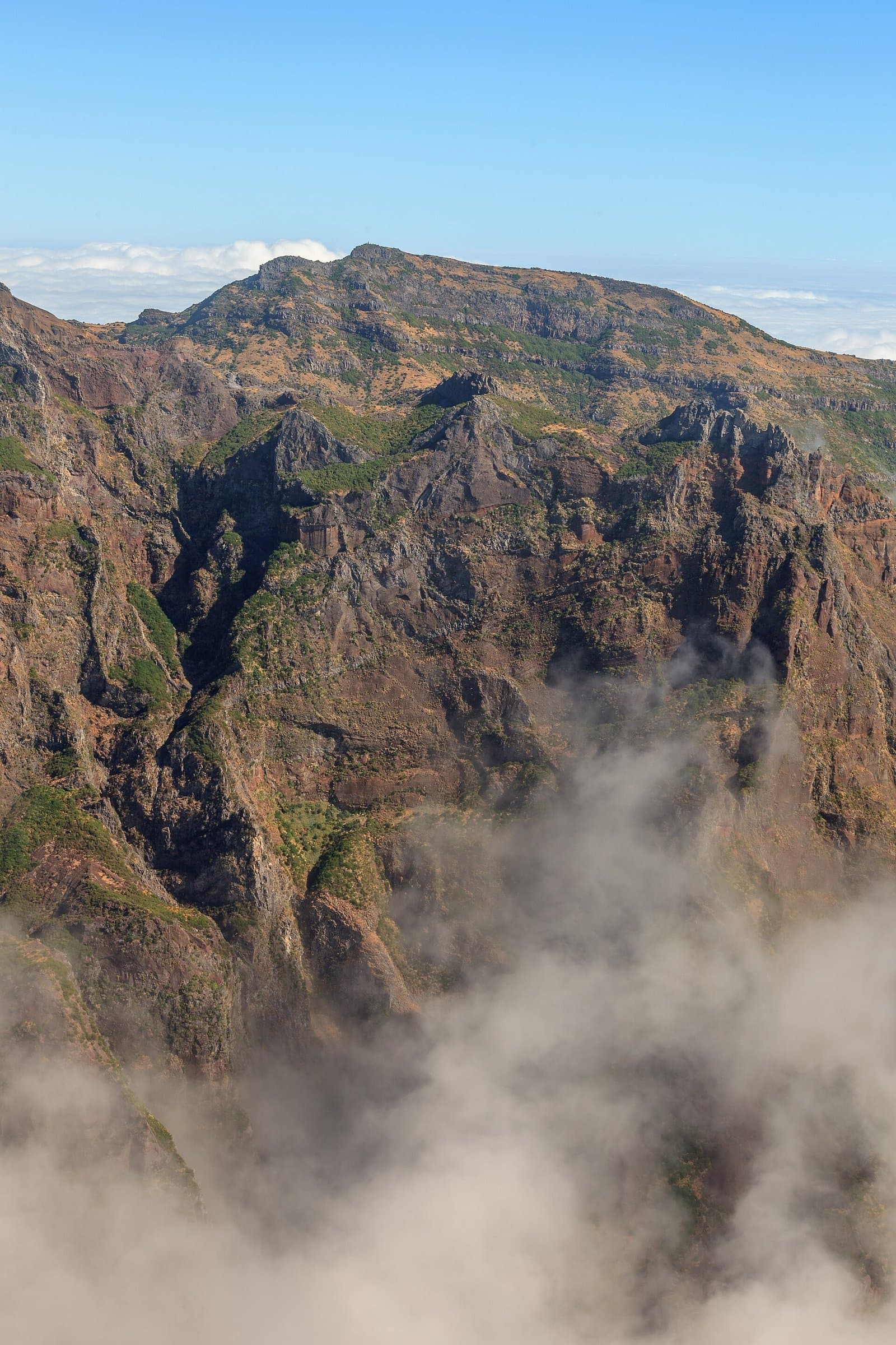 Pico Ruivo from Pico do Areeiro, Madeira highlands