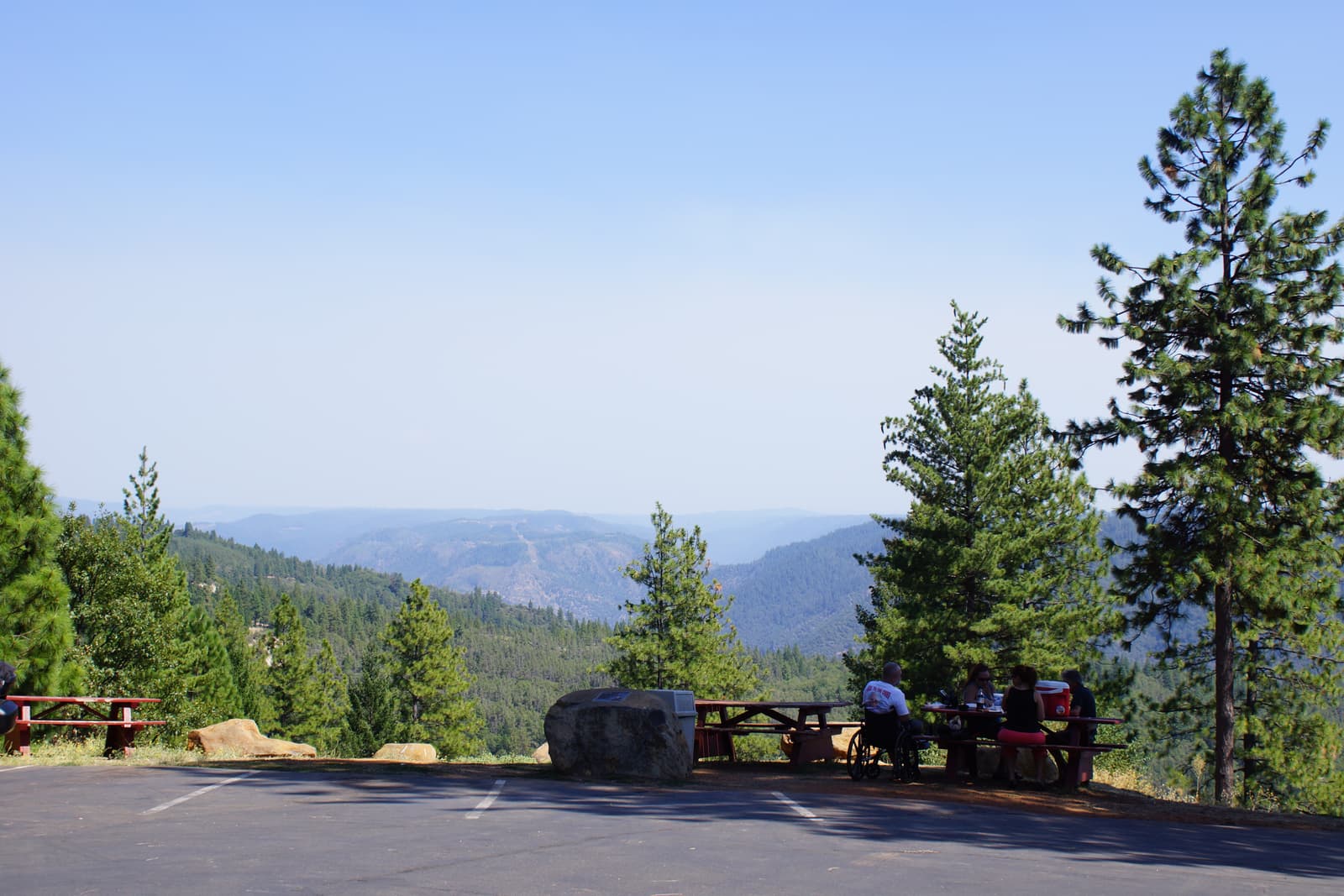 American River Canyon from Foresthill. The canyon the Western States trail uses.
